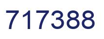 Number 717388 blue image