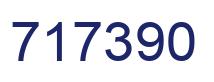 Number 717390 blue image