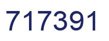 Number 717391 blue image
