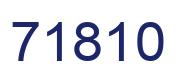 Número 71810 imagen azul
