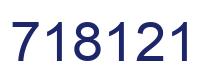 Número 718121 imagen azul