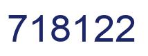 Número 718122 imagen azul