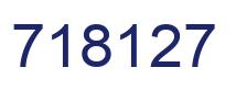 Número 718127 imagen azul