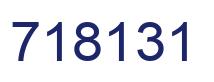 Número 718131 imagen azul