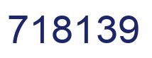 Número 718139 imagen azul