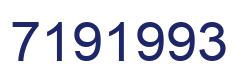Número 7191993 imagen azul