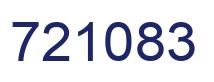 Number 721083 blue image