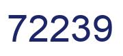 Number 72239 blue image
