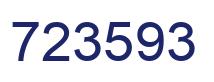 Número 723593 imagen azul