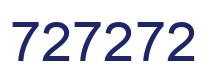 Número 727272 imagen azul