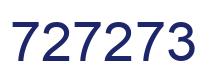 Número 727273 imagen azul