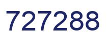 Número 727288 imagen azul