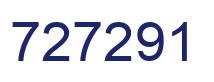 Número 727291 imagen azul