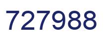 Number 727988 blue image