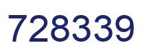 Número 728339 imagen azul