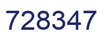 Número 728347 imagen azul