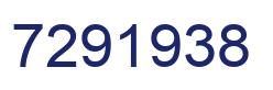Number 7291938 blue image