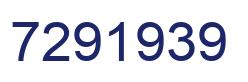 Number 7291939 blue image