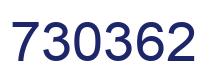 Número 730362 imagen azul