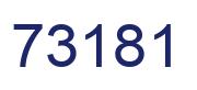 Número 73181 imagen azul