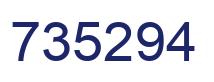 Número 735294 imagen azul