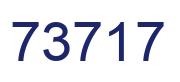 Number 73717 blue image