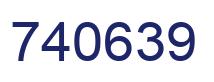 Número 740639 imagen azul
