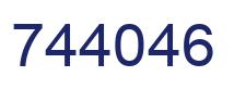 Número 744046 imagen azul