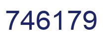 Número 746179 imagen azul