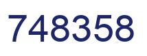 Número 748358 imagen azul