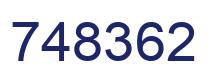 Número 748362 imagen azul