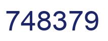 Número 748379 imagen azul