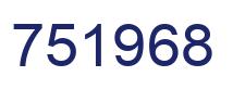 Número 751968 imagen azul