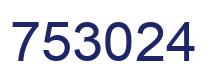 Número 753024 imagen azul