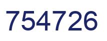 Número 754726 imagen azul