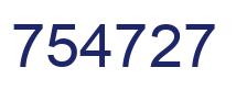 Número 754727 imagen azul