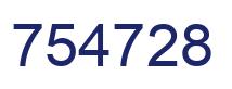Número 754728 imagen azul
