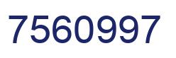 Número 7560997 imagen azul