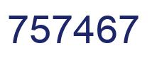 Número 757467 imagen azul