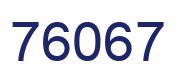 Número 76067 imagen azul