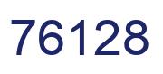 Number 76128 blue image