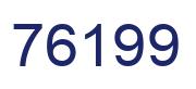 Número 76199 imagen azul