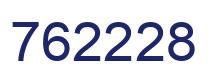 Número 762228 imagen azul