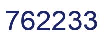 Número 762233 imagen azul