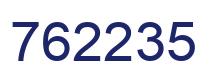 Número 762235 imagen azul