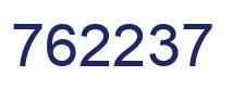 Número 762237 imagen azul