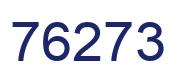 Número 76273 imagen azul