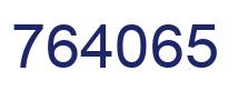 Number 764065 blue image