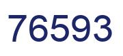 Number 76593 blue image