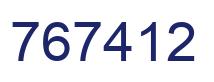 Número 767412 imagen azul